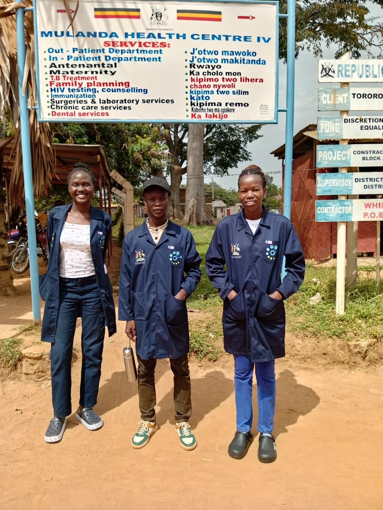 OLK HealthTech team members at Mulanda Health Centre IV